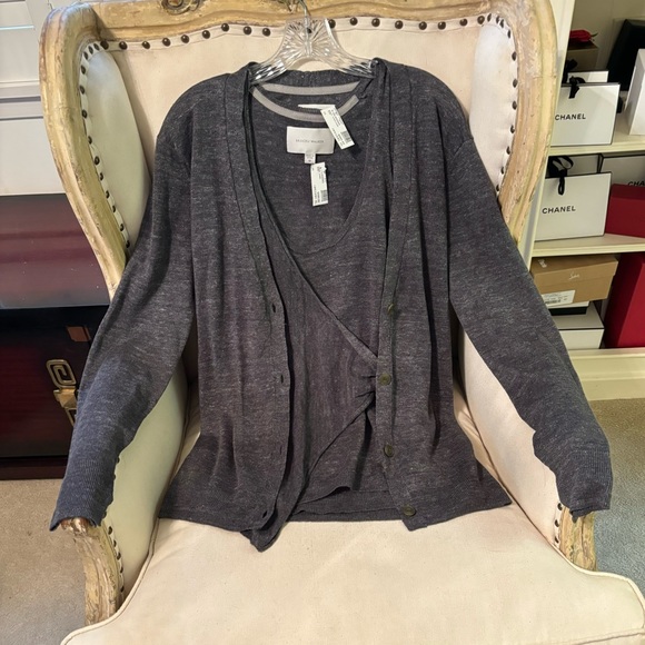 Bruchu Walker new matching linen cardigan set - Picture 10 of 15